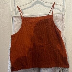 Madewell flare tank top